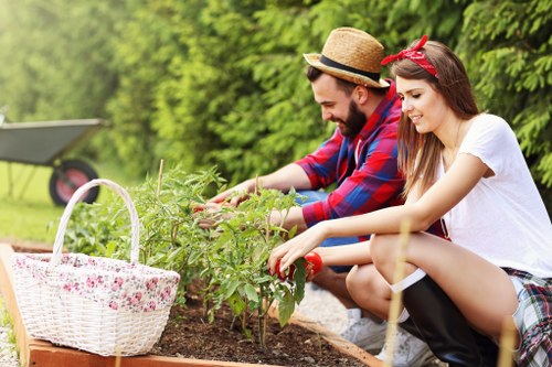 Resolved complaint notes for garden maintenance work