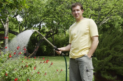 Low-carbon van supporting sustainable garden services
